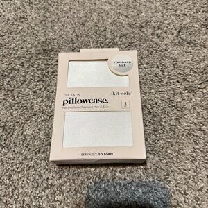 Kitsch Satin Pillowcase - White